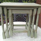 Green and gold nest of tables