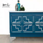 Refurbished Blue Nathan Sideboard