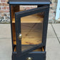 Sold - Pine Cupboard Display Cabinet With Drawer