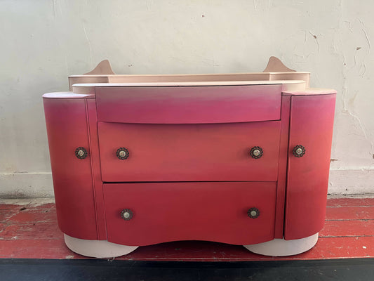 Large Pink Vintage Drawers