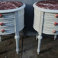 Vintage White Bedside Cabinets