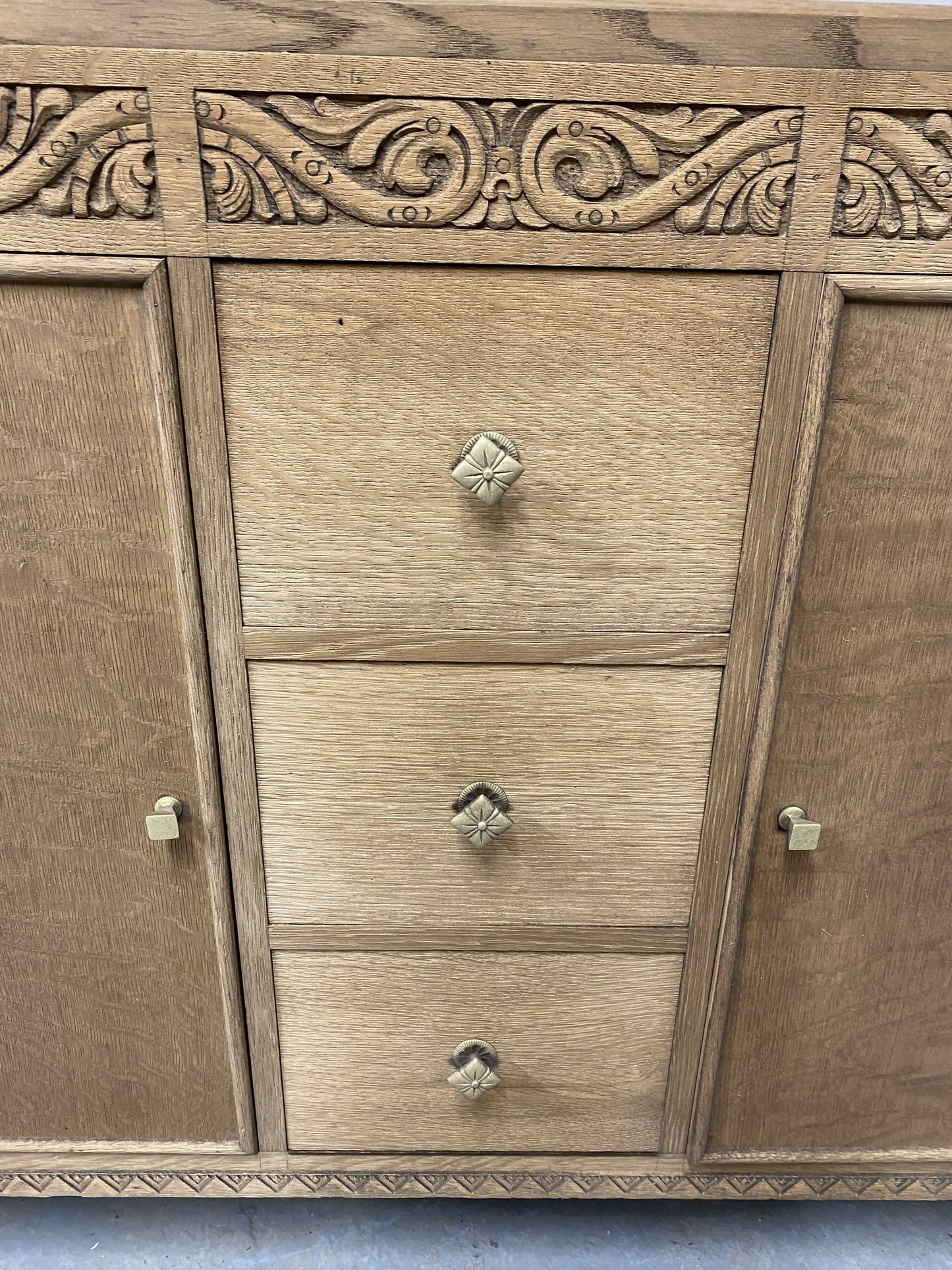 Stripped Oak Sideboard