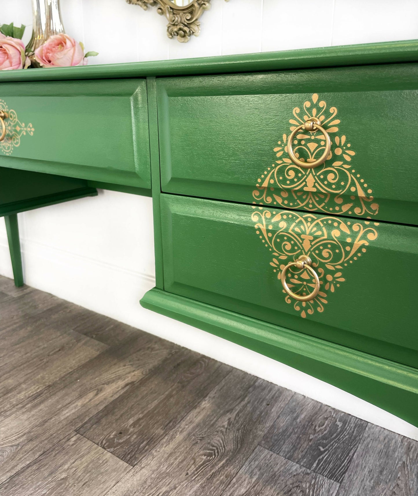 Green Stag Dressing Table/Desk