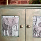 Beautifully Upcycled Grey Cupboard