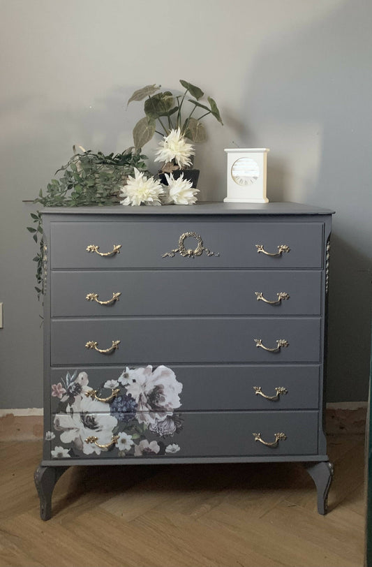 *SOLD*French Louis style Olympus chest of drawers