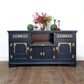 Navy Antique Old charm sideboard