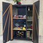 SOLD! Art Deco Style Cocktail, Drinks, Gin Cabinet in Black and Oak