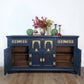 Navy Antique Old charm sideboard