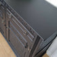 MADE TO ORDER - Black Old Charm style sideboard with raised pattern detail.