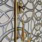 Tall Drinks Cabinet, Neutral, Vintage, Gold, Versace, Upcycled
