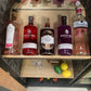 SOLD! Art Deco Style Cocktail, Drinks, Gin Cabinet in Black and Oak