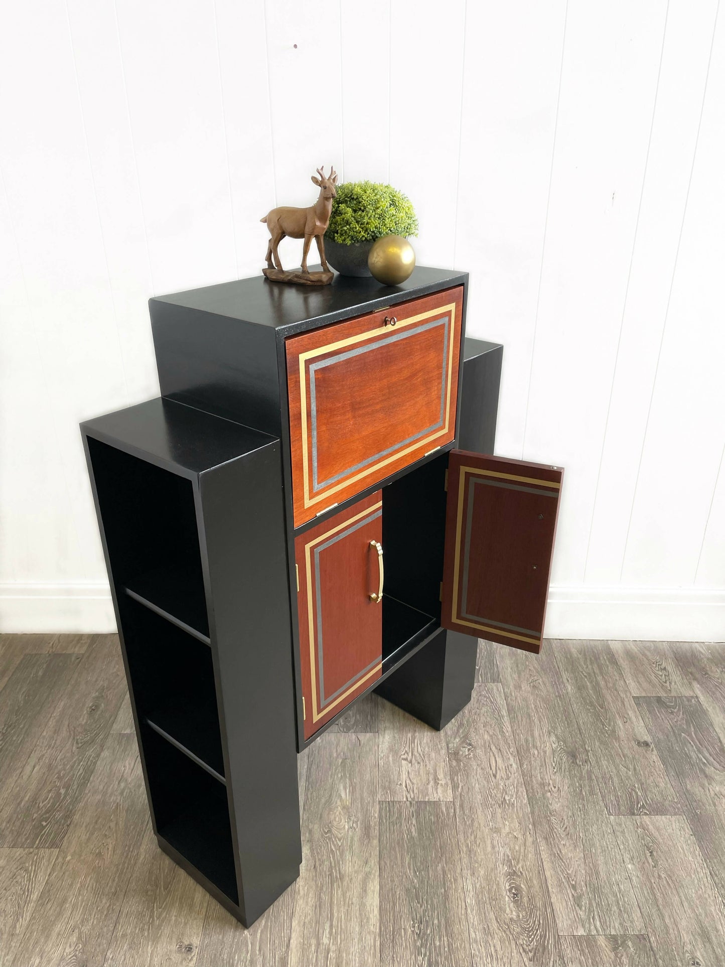 Tall Art Deco Cocktail Cabinet ~ available to commission