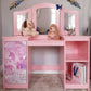 Pink Dressing Table With Mirror