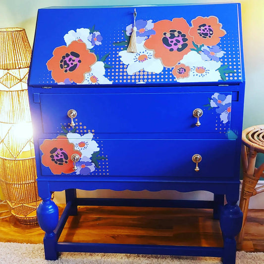 Beautiful upcycled writing bureau