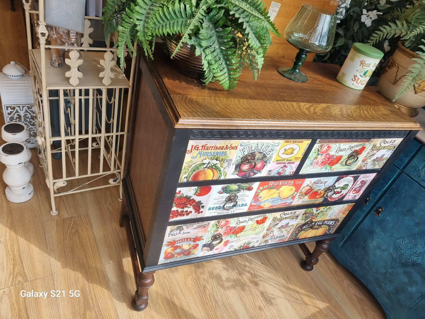 SOLD OUT Upcycled Redesigned Vintage Solid Oak Drawers