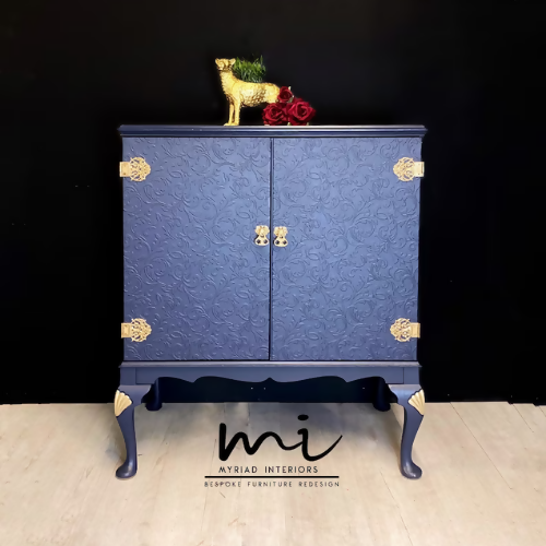 Vintage decoupaged cocktail cabinet - SOLD available for commission