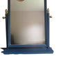 Exquisite Elegant Stag Mistral Dresser & Mirror in Dark Blue with Gold Embossed Accents