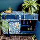 Upcycled, Vintage, Art Deco , 1950s Sideboard, TV Unit , William Morris Print , Living Room, Dining Room Storage.
