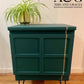 Small Green Nathan Display Cabinet