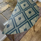 Console Hall Table Half Circle Decoupage