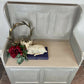 SOLD Vintage Hand Painted Storage Bench