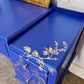 Blue Floral Vintage Dressing Table