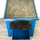 Solid wood square coffee table with drawer and under shelf storage