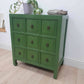 Green Apothecary Vintage Drawers