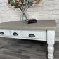 Farmhouse Style Coffee Table with drawers