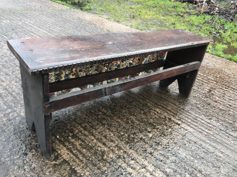 Gothic Carved Bench