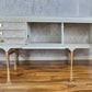Vintage White Carved Sideboard