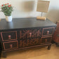 Mid century hardwood cabinet / Chest of drawers