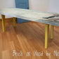 Hand Painted Vintage Puffin Coffee Table