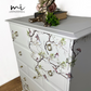 French Style Stag 7 Drawer Tallboy Bedroom Chest Of Drawers