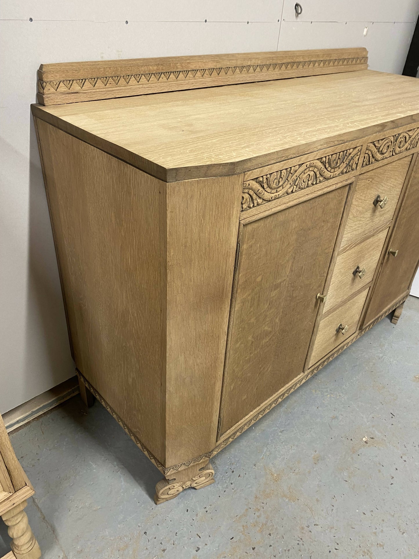 Stripped Oak Sideboard