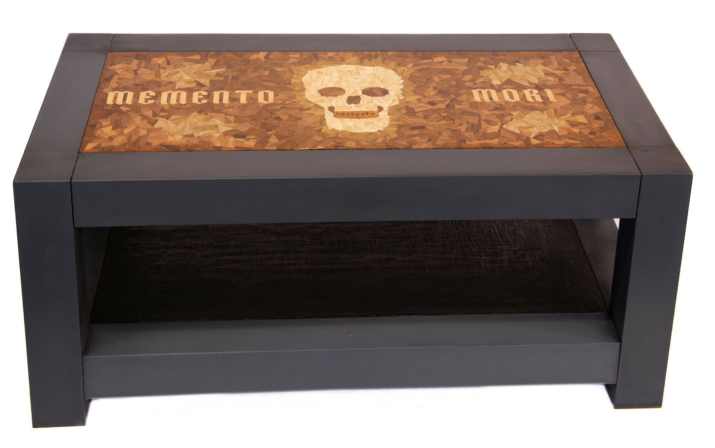 Unique Memento Mori Coffee Table - Gothic Style