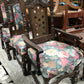 4 Oak Carved Antique Chairs