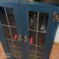 Lift Top Navy Cocktail Cabinet (1)