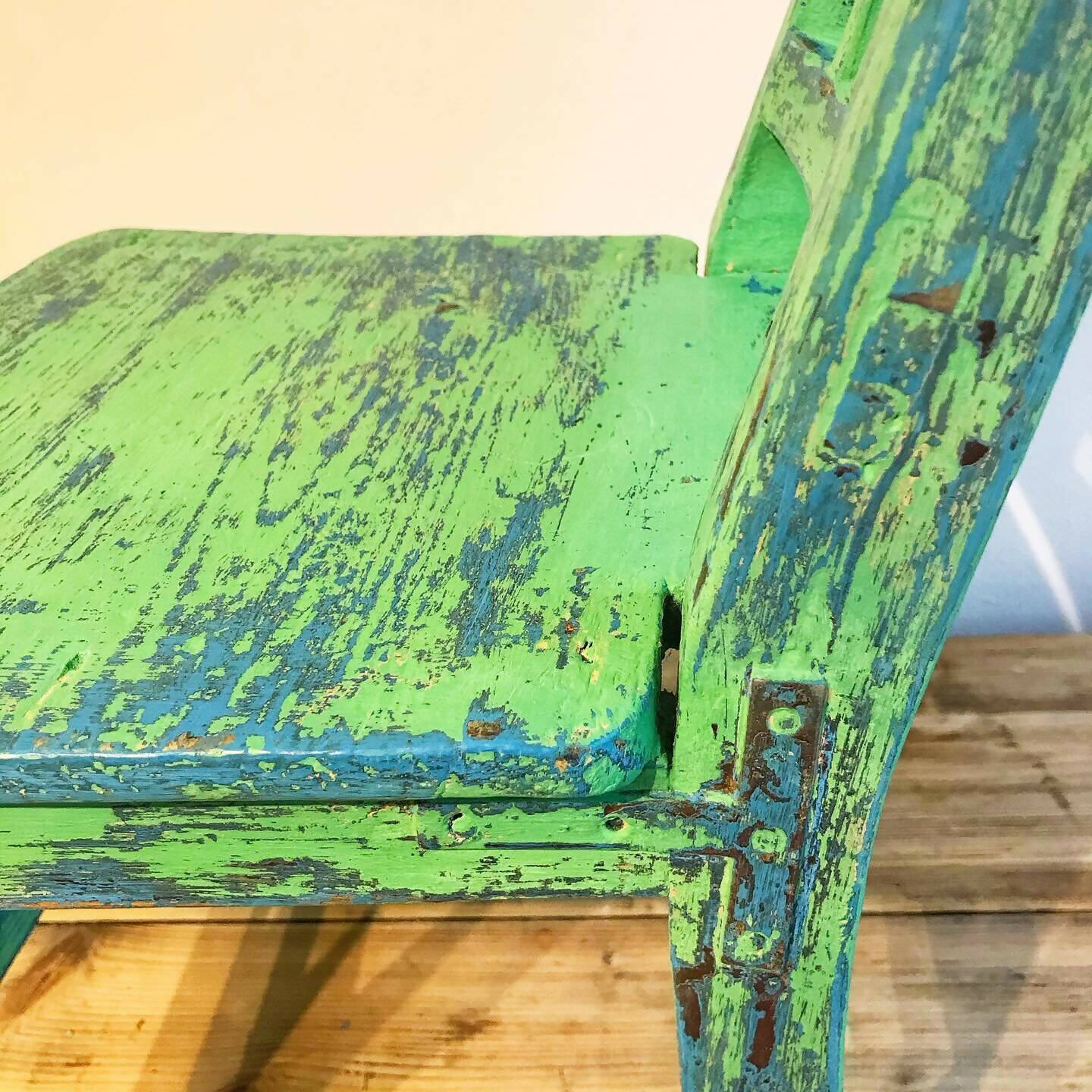 Green on sale painted chairs