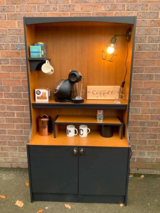 Fabulous Vintage Schreiber Unit Coffee Bar /Drinks Station