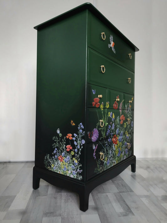 Vintage Stag minstrel tallboy drawers PAINTED TO ORDER