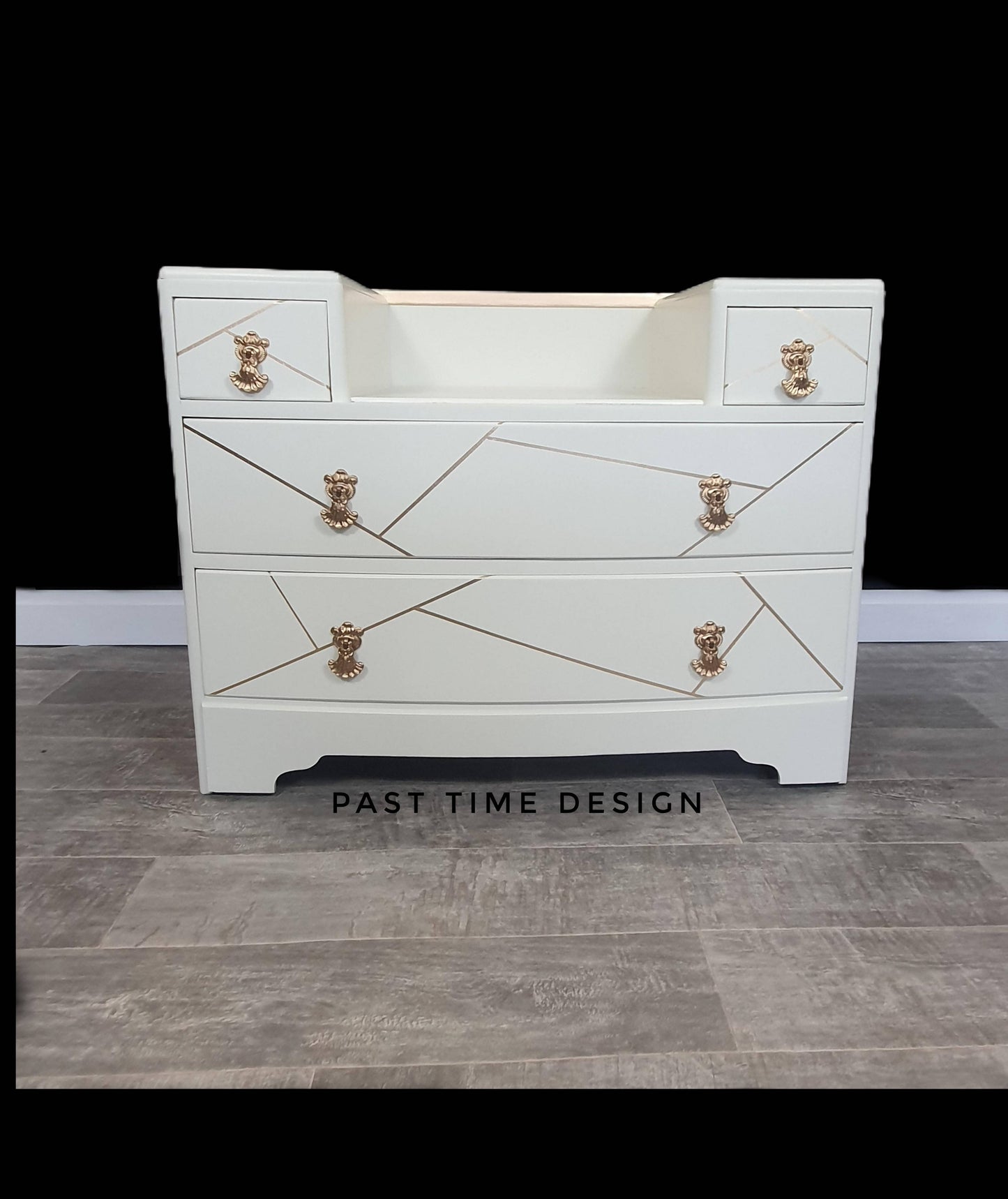 White Art Deco Drawers