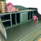 MADE TO ORDER Very rare Stag Minstrel Secretaire in dark green, vintage writing desk, mid century bureau