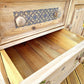 Rustic Wood Cupboard and Drawers Mediterranean Style