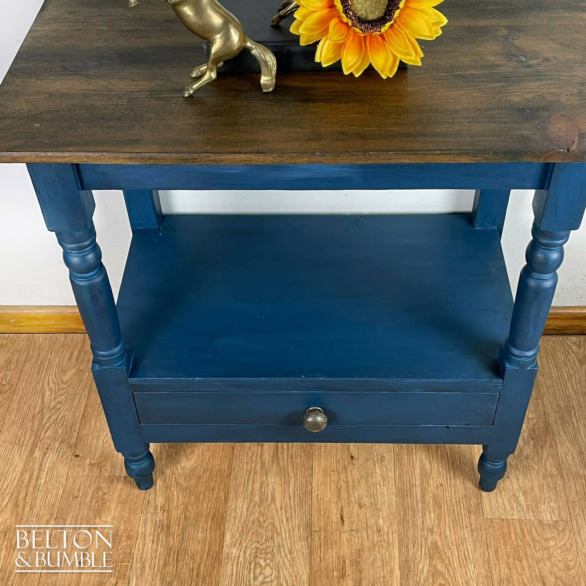 Blue rustic Console (4)