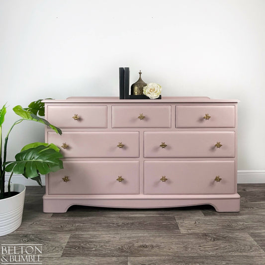 Pink Pine Merchants Chest of Drawers