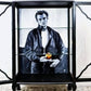 Gin Cabinet, Vintage Cocktail Cabinet, Black, James Dean Original Artwork