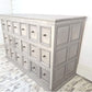 Grey Sideboard, Multi Drawer Cabinet With Nine Drawers