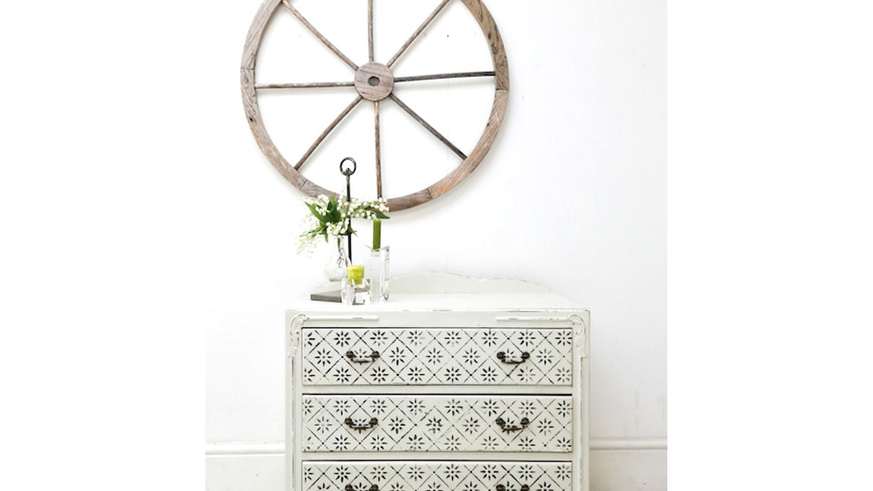 French Style Chest of Drawers, Vintage Three Drawer