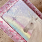 SOLD - VINTAGE STAG PINK UNICORN BEDSIDE TABLE/DRAWER